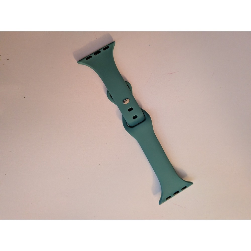 Apple Watch Sport Band Silicone Strap Teal Green 38mm 40mm 41mm Mens Accessory